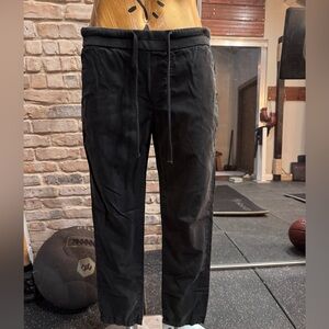 James Perse Women's Black Pants drawstring 1